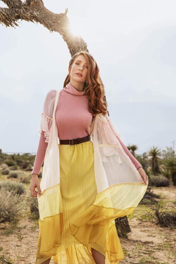 Photo from the article “Anja Ekstrøm’s Desert Inspired Fashion Shoot Flourishes”